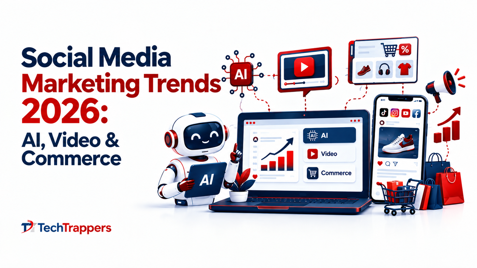 Social Media Marketing Trends 2026: AI, Video and Commerce